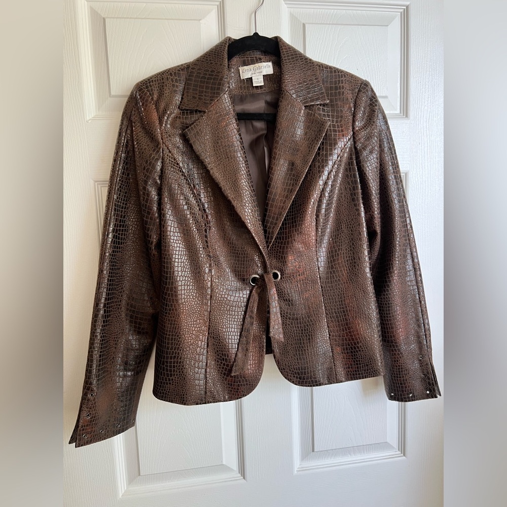 Lena Gabrielle Brown Women's Jacket